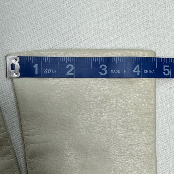 Vintage Silk-Lined Italian Kidskin Leather Elbow Gloves - Picture 12 of 16